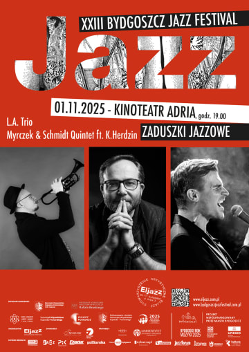 Plakat ZADUSZKI JAZZOWE – XXIII Bydgoszcz Jazz Festival